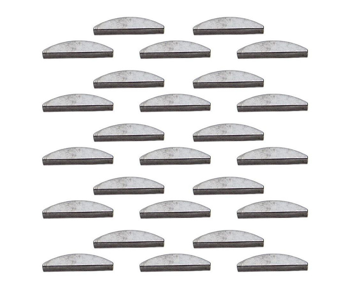 Pioneer Woodruff Keys  25pk 3/16 x 1-7/16 in 