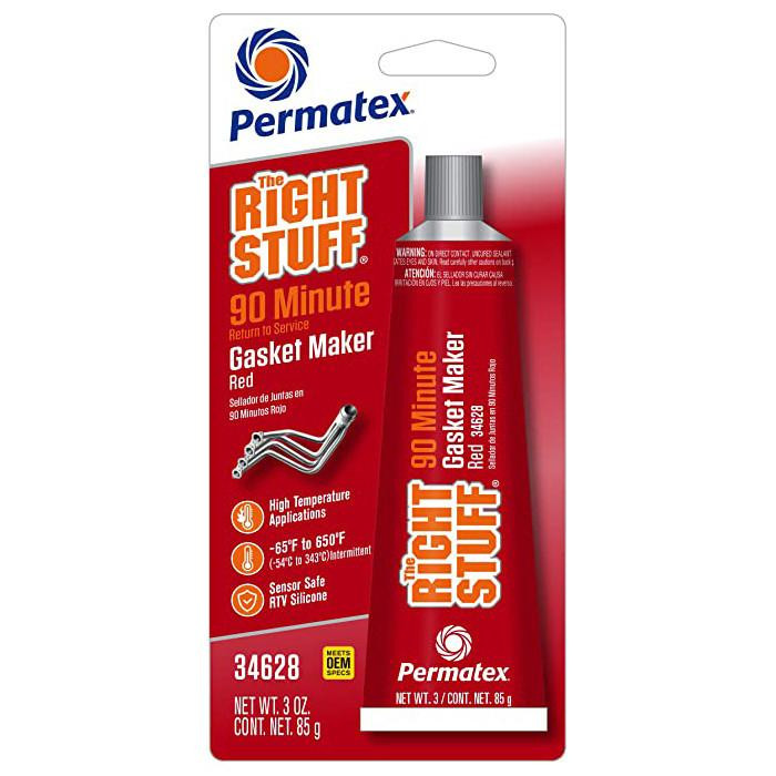 PERMATEX Right Stuff 90 Minute Red 3oz Tube 
