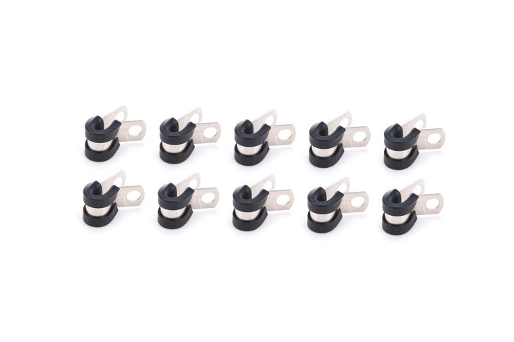 QUICKCAR RACING PRODUCTS Adel Line Clamps Alum 1/4in 10pk 