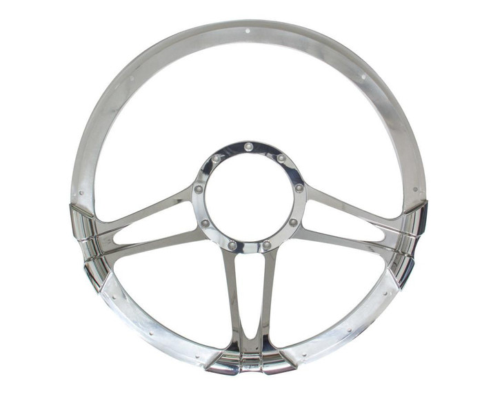 BILLET SPECIALTIES 14in Monaco Steering Wheel Half Wrap 