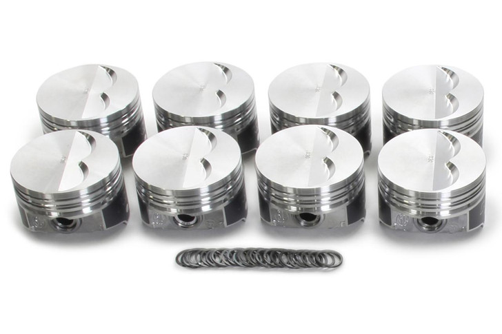KB PERFORMANCE PISTONS SBC Flat Top Piston Set 4.060 Bore -7cc 