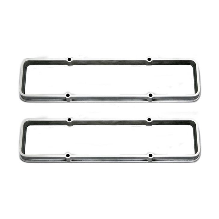 RACING POWER CO-PACKAGED SB Chevy Valve Cover Spacer 1In Polished 
