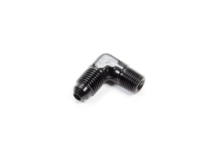 AEROQUIP 90 Deg Alum #4 Flare 1/8 in Black 
