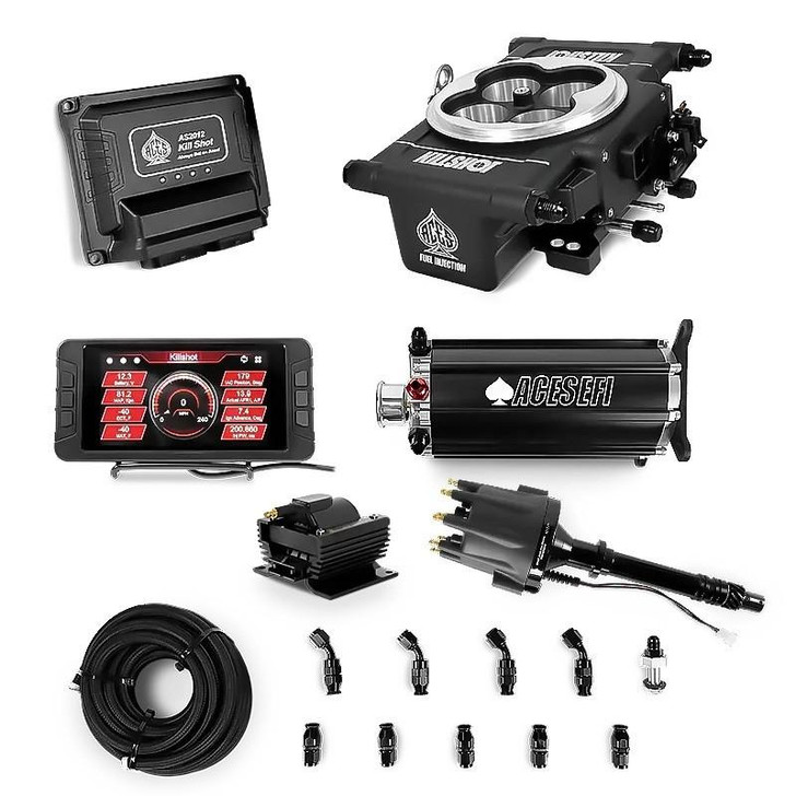 ACES FUEL INJECTION Killshot EFI Master Kit Black Command Center 