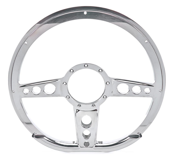 BILLET SPECIALTIES Steering Wheel 14in D- Shape Trans Am Polished 