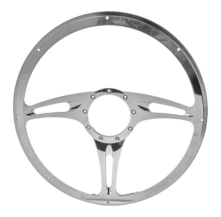 BILLET SPECIALTIES Steering Wheel Half Wrap 15.5in Stealth 