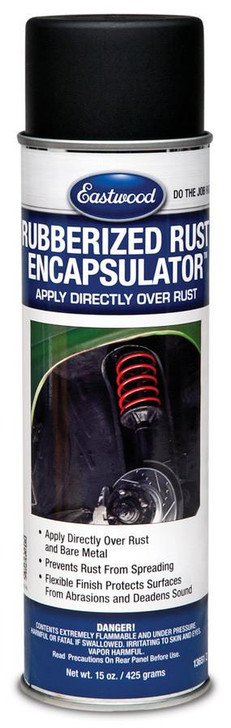 EASTWOOD Rust Encapsulator Black Rubberized 15oz Aerosol 