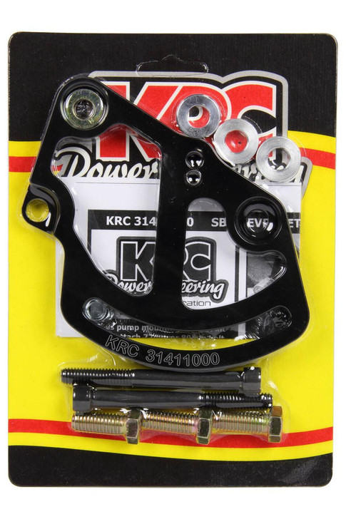 KRC POWER STEERING Pump Mounting Bracket Kit Head Mount SBC 