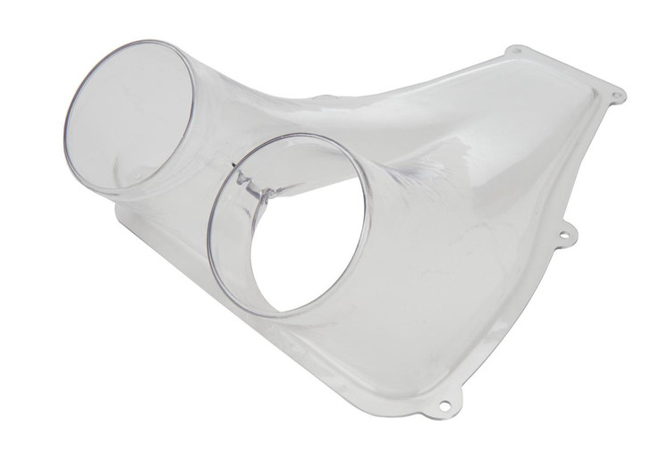 ALLSTAR PERFORMANCE Brake Duct Teardrop Clear Double Hole 
