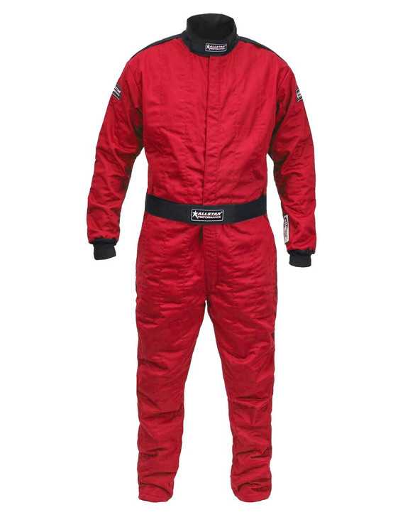 ALLSTAR PERFORMANCE Driving Suit SFI 3.2A/5 M/L Red Medium Tall 