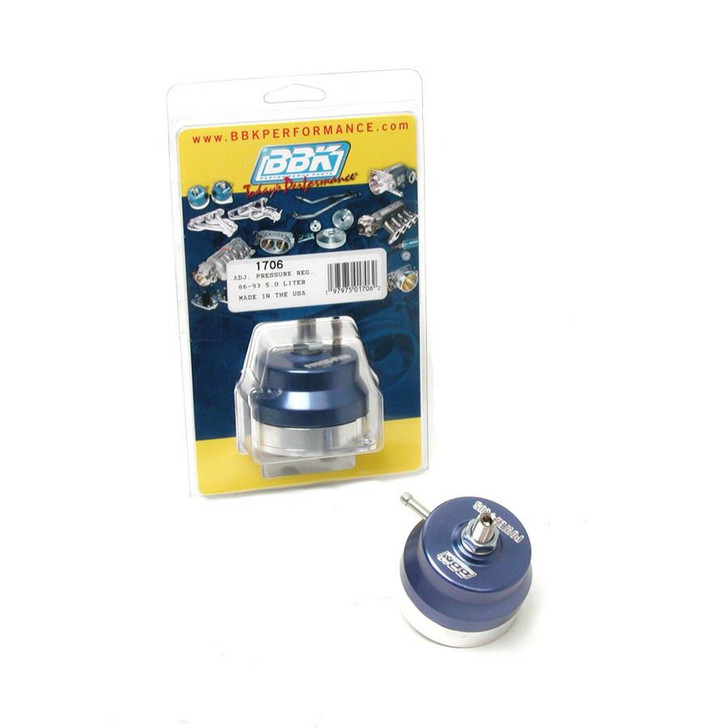 BBK PERFORMANCE Billet Adjustable Fuel Reg. - 86-93 Ford 5.0L 