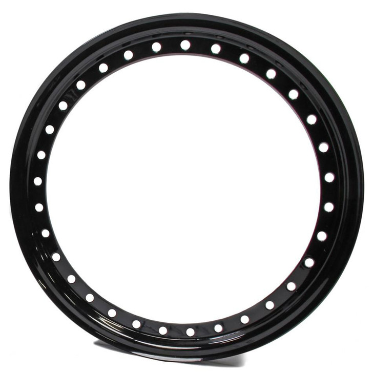 AERO RACE WHEELS 15in Outer Bead Lock Ring Black 