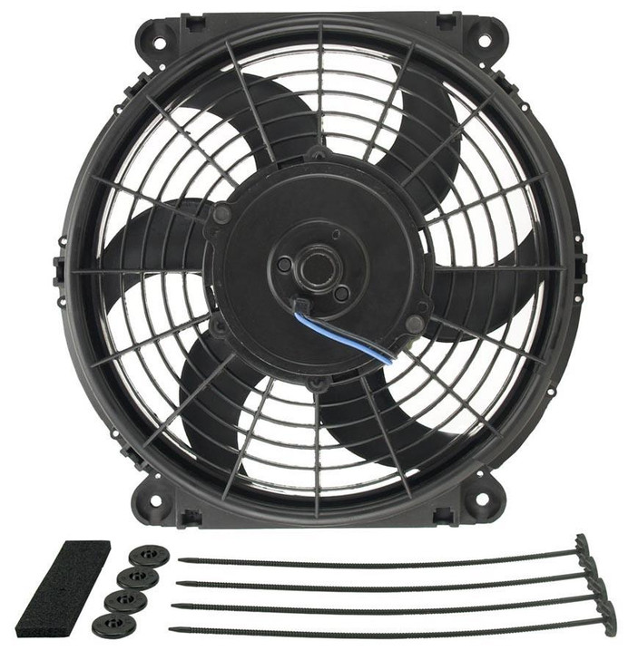 DERALE 10in Tornado Electric Fan w/Standard Mount Kit 