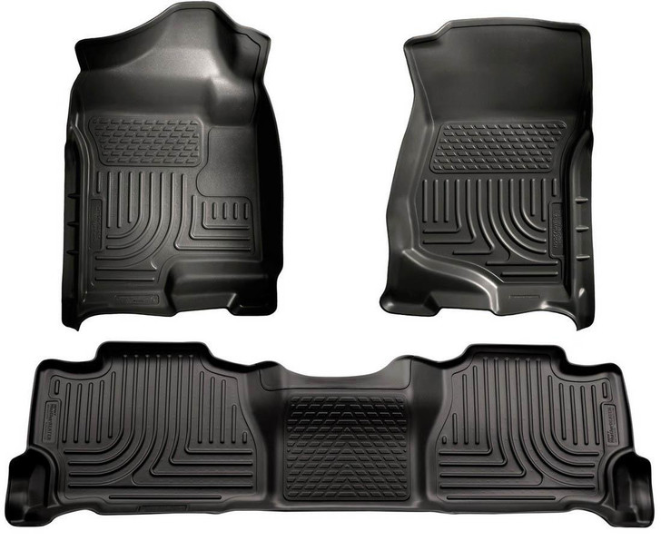 HUSKY LINERS 07-14 Tahoe Floor Liners Black 