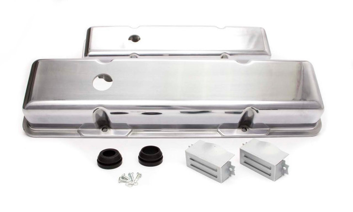 RACING POWER CO-PACKAGED SBC Alum Short V/C Plain Polished 