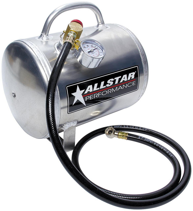 ALLSTAR PERFORMANCE Aluminum Air Tank 7x10 Horizontal 1-1/2 Gallon 