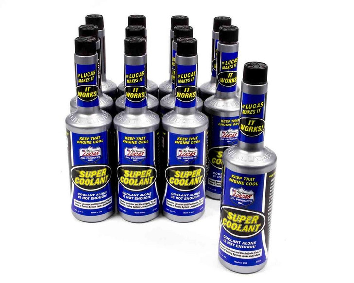 Lucas Oil Super Coolant Radiator Additive 12x16oz 