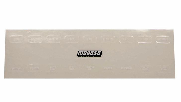 MOROSO Switch Panel Label 