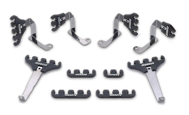 MOROSO SBF Spark Plug Wire Loom Kit - Black 