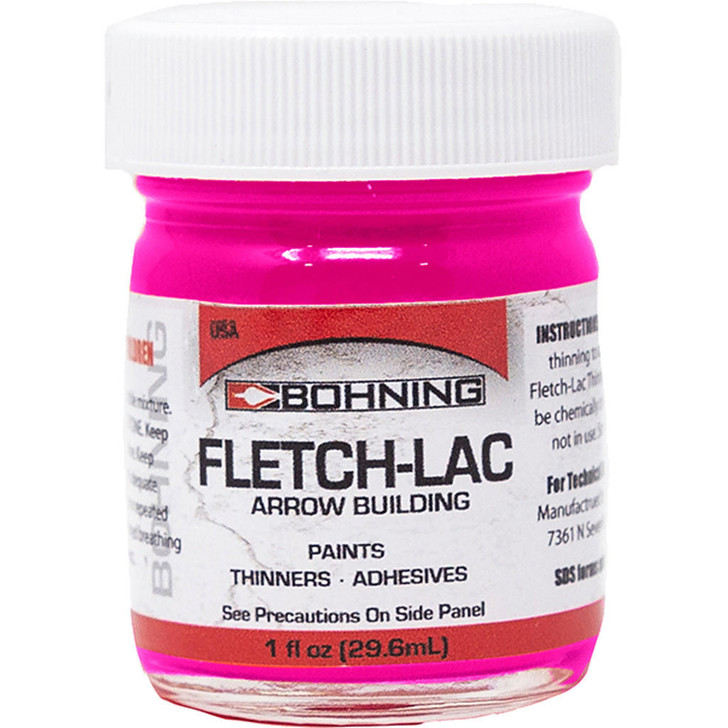  Bohning Fletch-lac Paint Pink 1 Oz. 