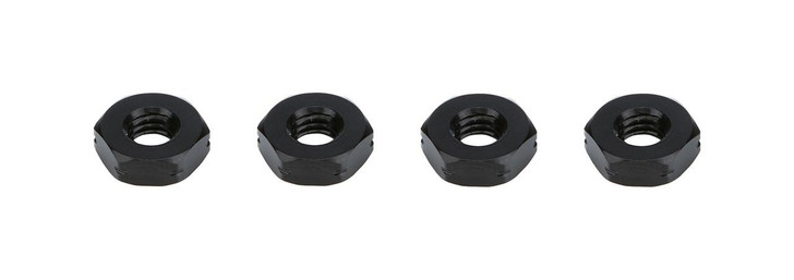 Ti22 PERFORMANCE Jam Nuts LH 10-32 Black Aluminum 4 Pack 