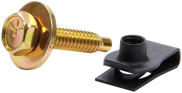 ALLSTAR PERFORMANCE Body Bolt Kit w/ Clips 50pk Gold 