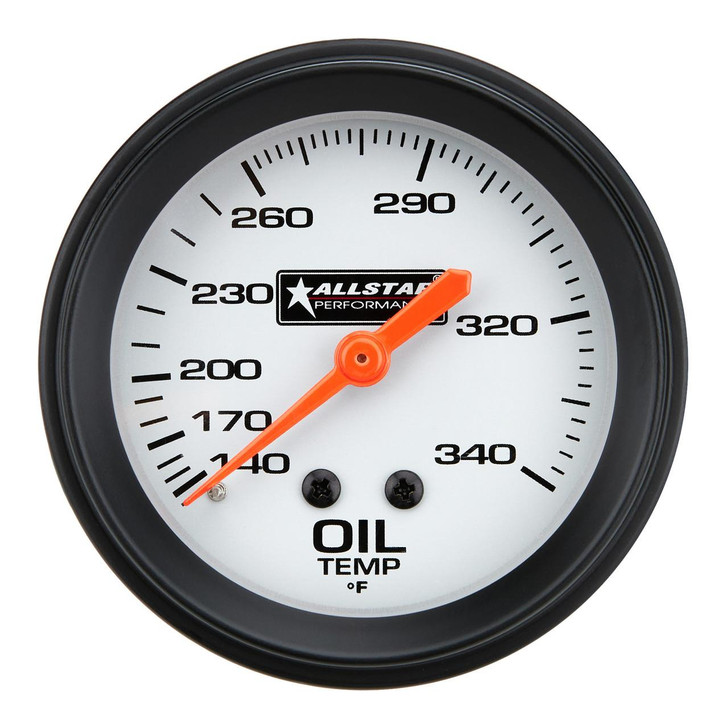 ALLSTAR PERFORMANCE Oil Temp Gauge 140-340F 2-5/8in 