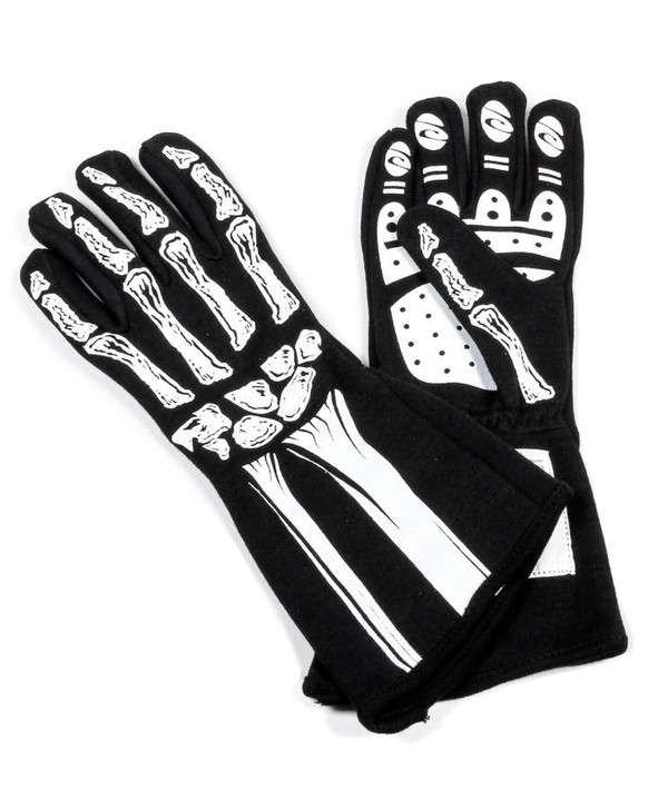 RJS SAFETY Double Layer White Skeleton Gloves XX-Large 