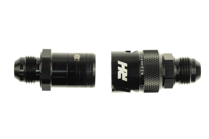 REDHORSE PERFORMANCE 8AN Dry Break Fittings Black 