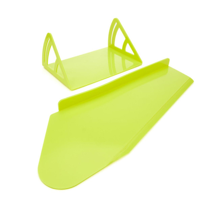 DOMINATOR RACE PRODUCTS Plastic Spoiler CrushKit Fluorescent Yellow 