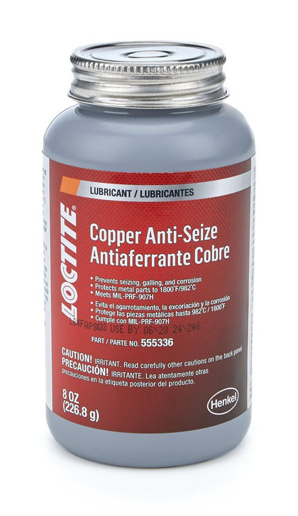 Loctite Copper Anti Sieze Brush Top Can 8oz 