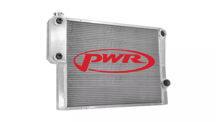 PWR NORTH AMERICA Radiator 19 x 28 Double Pass w/Exchanger Open 