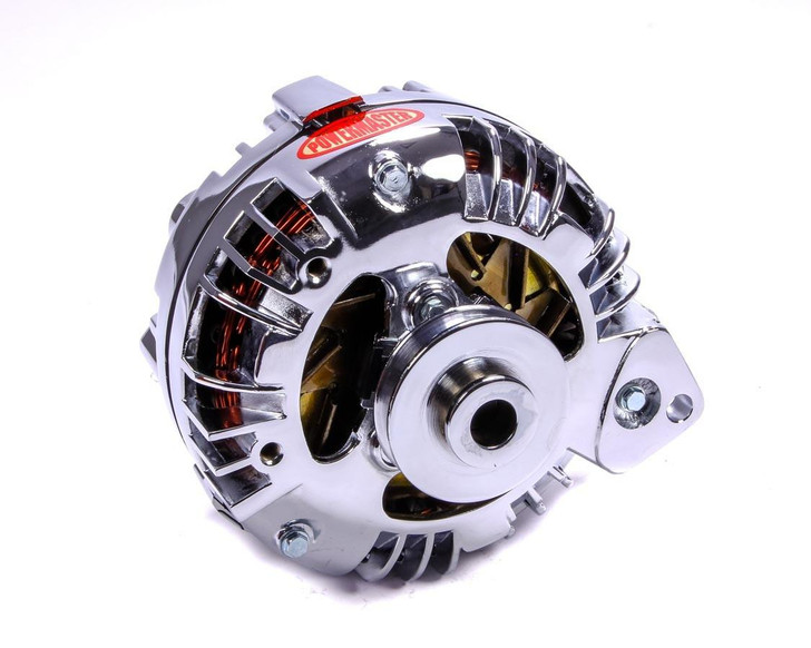 POWERMASTER Chrome Mopar Alternator 95 Amp Single Pulley 