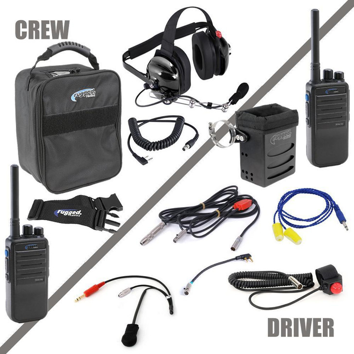 RUGGED RADIOS Radio System Complete Team NASCAR 3C Digital 