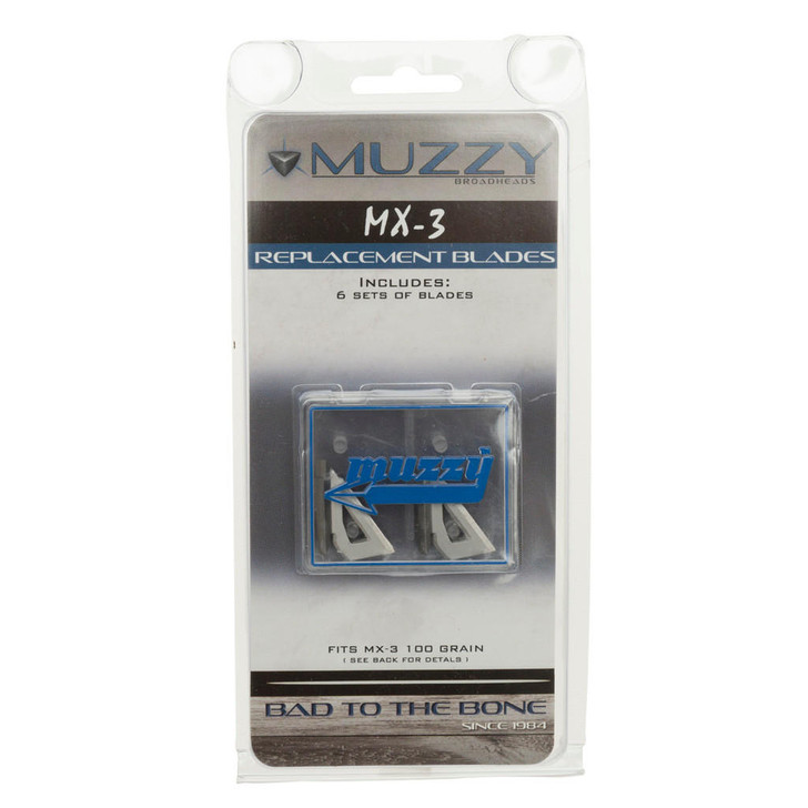 Muzzy Replacement Blades Mx-3 100 Gr 9 Pk
