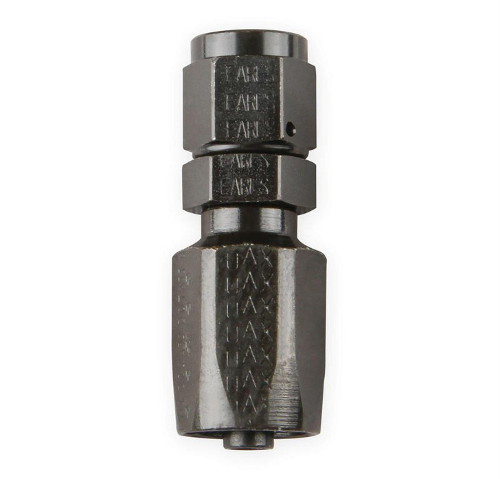 EARLS 6an Power Steering Hose End - Steel - Black 