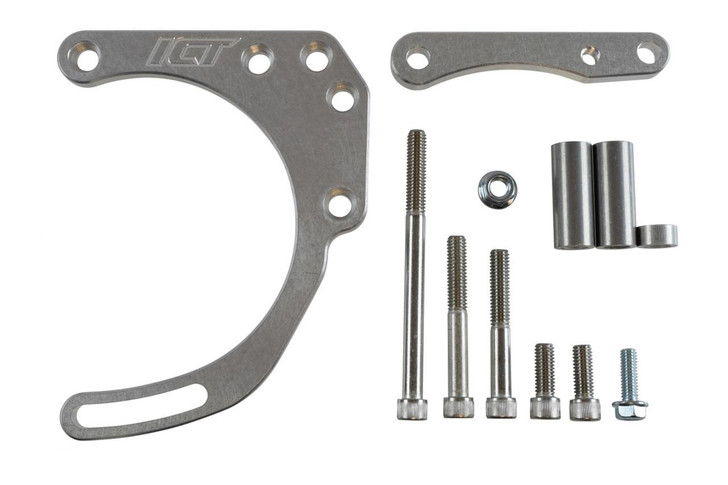 ICT BILLET SBC Alternator Bracket - for Double Hump Heads 