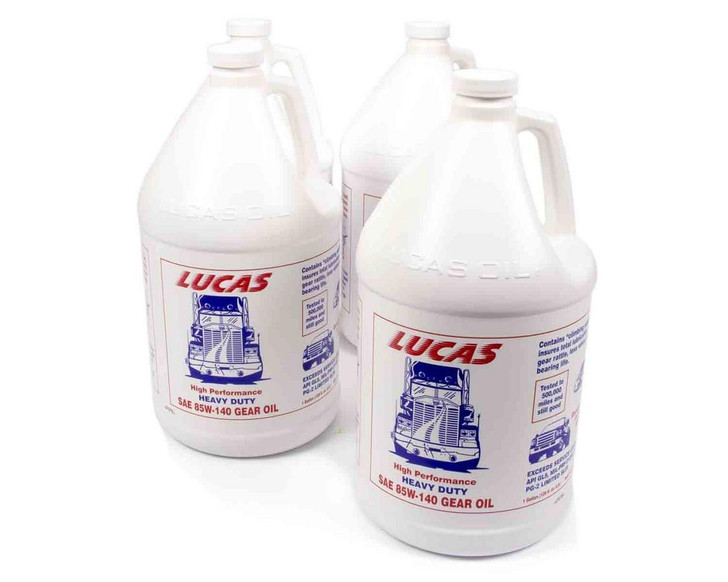 Lucas Oil 85w140 Gear Oil Case/4- Gal 