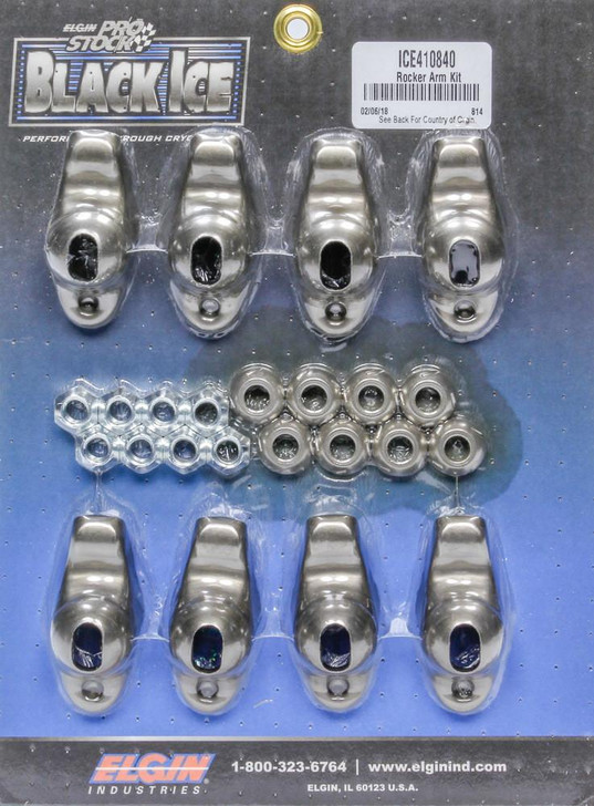 ELGIN SBC B/I Rocker Arm Kit 1.50 Ratio 3/8 Stud 