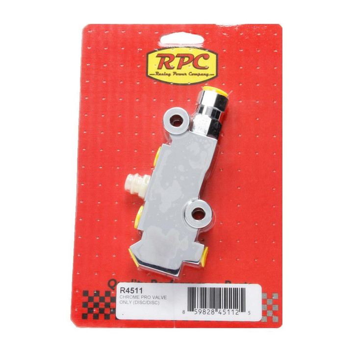 RACING POWER CO-PACKAGED Chrome Prop Valve Only (Disc/Disc) 