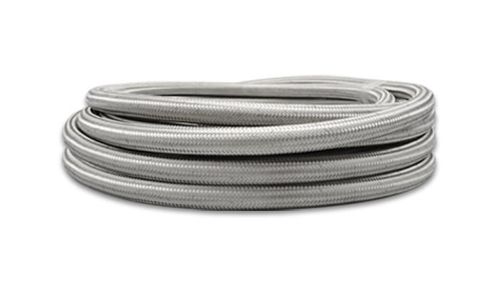VIBRANT PERFORMANCE 5ft Roll -6 Stainless St eel Braided Flex Hose 