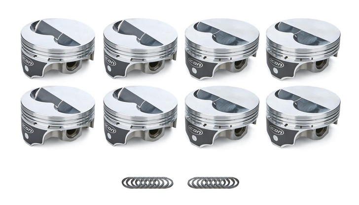 ICON PISTONS SBC FT Piston Set 4.060 Bore -8.9cc 