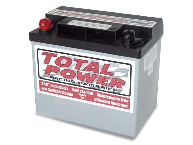 TOTAL POWER BATTERY 24lb Racing Battery 385 CCA 600CA 