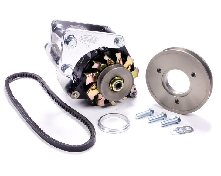 POWERMASTER BBC Snug Mount 100 Amp Alternator Kit 