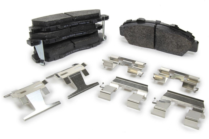 CENTRIC BRAKE PARTS Posi-Quiet Extended Wear Brake Pads with Hardwar 