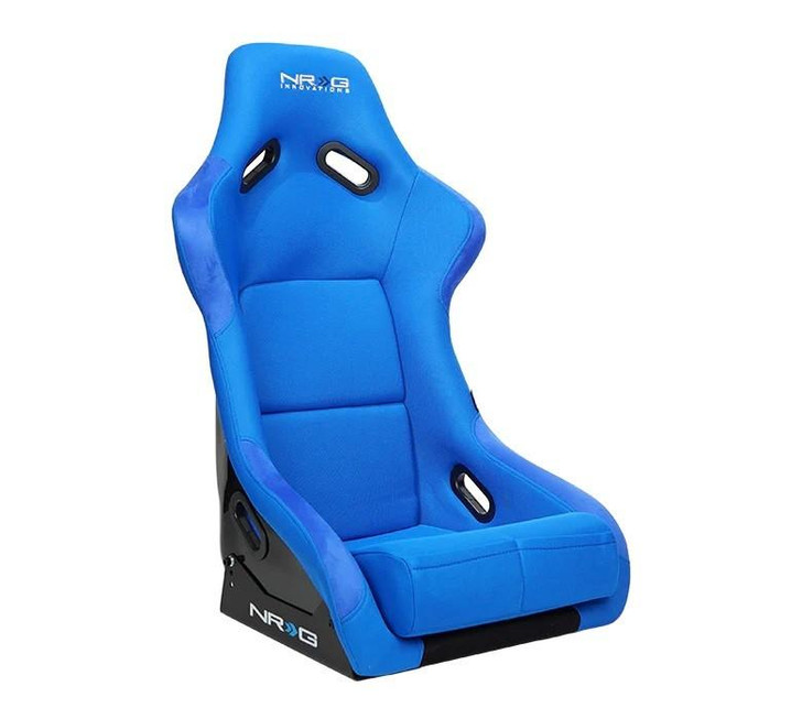 NRG INNOVATION Seat FRP Large Blue Cloth 
