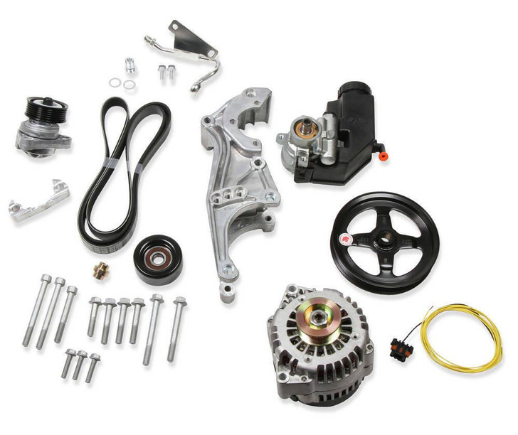 HOLLEY Low LS Drive System Kit LH w/Alt/PS wo/A/C 