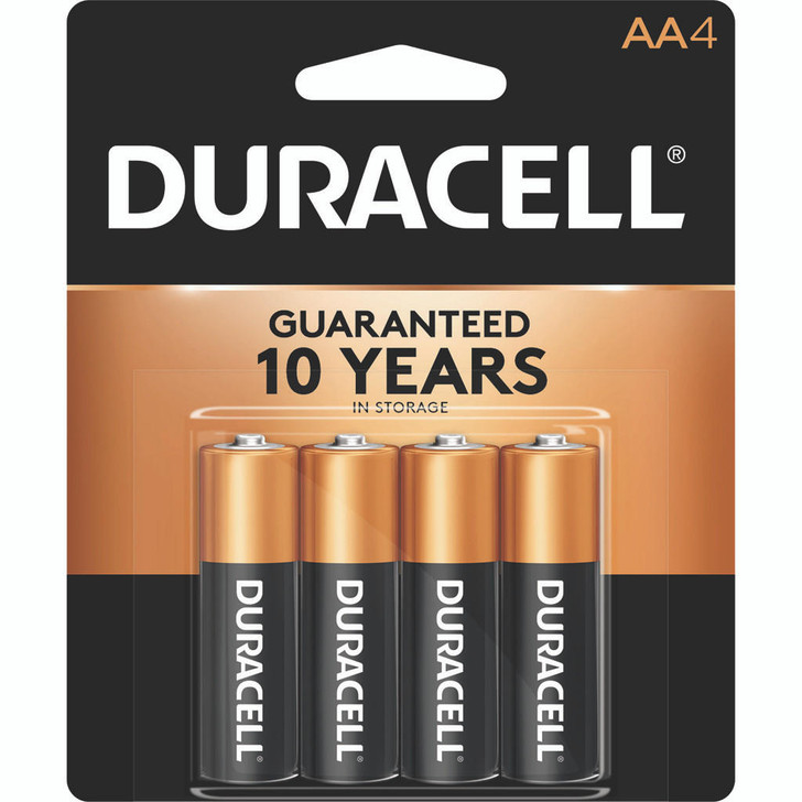 Duracell Coppertop Batteries Aa 4 Pk