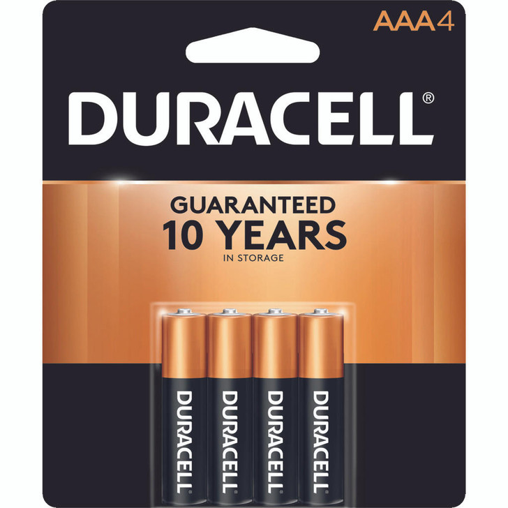 Duracell Coppertop Batteries Aaa 4 Pk