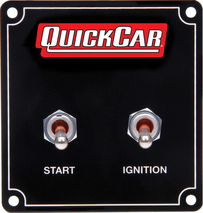 QUICKCAR RACING PRODUCTS Ignition Panel 2 Switch With Pigtail 